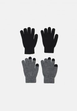 Brandneu ⌛ Even&Odd Damen Fingerhandschuh - Black/grey ✔️