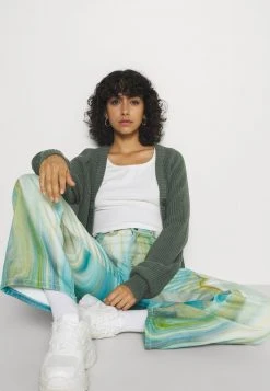 Besorgen ⌛ Even&Odd Damen BUTTON THROUGH CARDIGAN - Strickjacke - Green ⌛ -SchuheKonig Geschaft b4f8e5a9cf1c4e7f84eb1d3e33791cd8