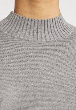 Bestes Angebot 🛒 Even&Odd Damen Strickpullover - Mottled Grey 👍 -SchuheKonig Geschaft b7f8bab1d211416582bc73d03e44262d