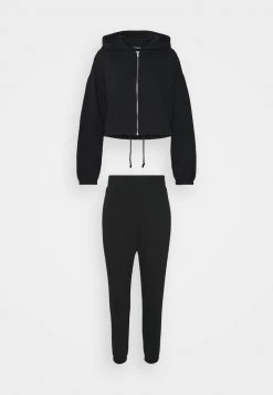 Bestes Angebot 🤩 Even&Odd Damen SET - OVERSIZED SWEAT JACKET & JOGGER - Sweatjacke - Black 👍 -SchuheKonig Geschaft bda3a8e069f74026b5a283a30f76f86d