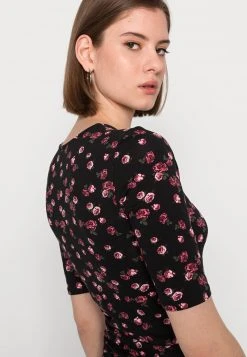 Bestpreis ❤️ Even&Odd Damen Jerseykleid - Black/multi Coloured 💯 -SchuheKonig Geschaft be5d0ab7c82c4898a473e1d3d5a4421e