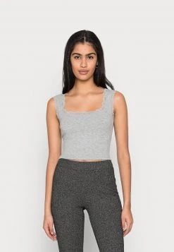 Neu 🥰 Even&Odd Damen Top - Mottled Light Grey ⌛