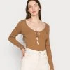 Bestpreis ✨ Even&Odd Damen Langarmshirt - Brown 🤩 -SchuheKonig Geschaft c13ebf2ecad343e294c365d1e2b51ba9