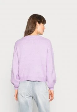 Schlussverkauf ⌛ Even&Odd Damen BALLOON SLEEVE JUMPER - Strickpullover - Lilac 🤩 -SchuheKonig Geschaft c177e98f05f944fe956c2e7f3d5fed56