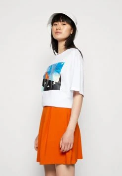 Bestpreis 😀 Even&Odd Damen A-Linien-Rock - Black/orange 🎉 -SchuheKonig Geschaft c35af3b068e445aa9c6934a8d3a4110f