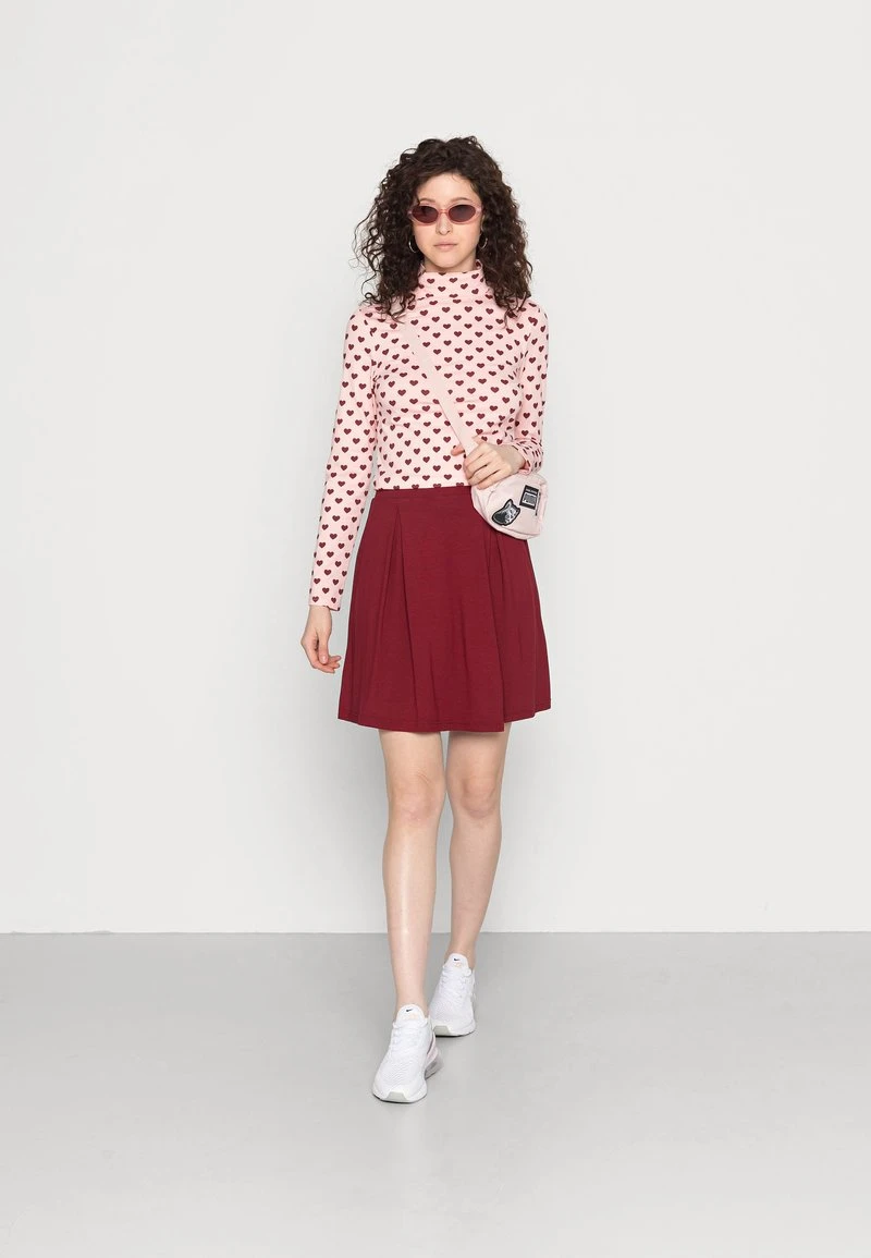 Schlussverkauf 🌟 Even&Odd Damen A-Linien-Rock - Dark Red 🧨 4 Schlussverkauf 🌟 Even&Odd Damen A-Linien-Rock - Dark Red 🧨 – Bild 2