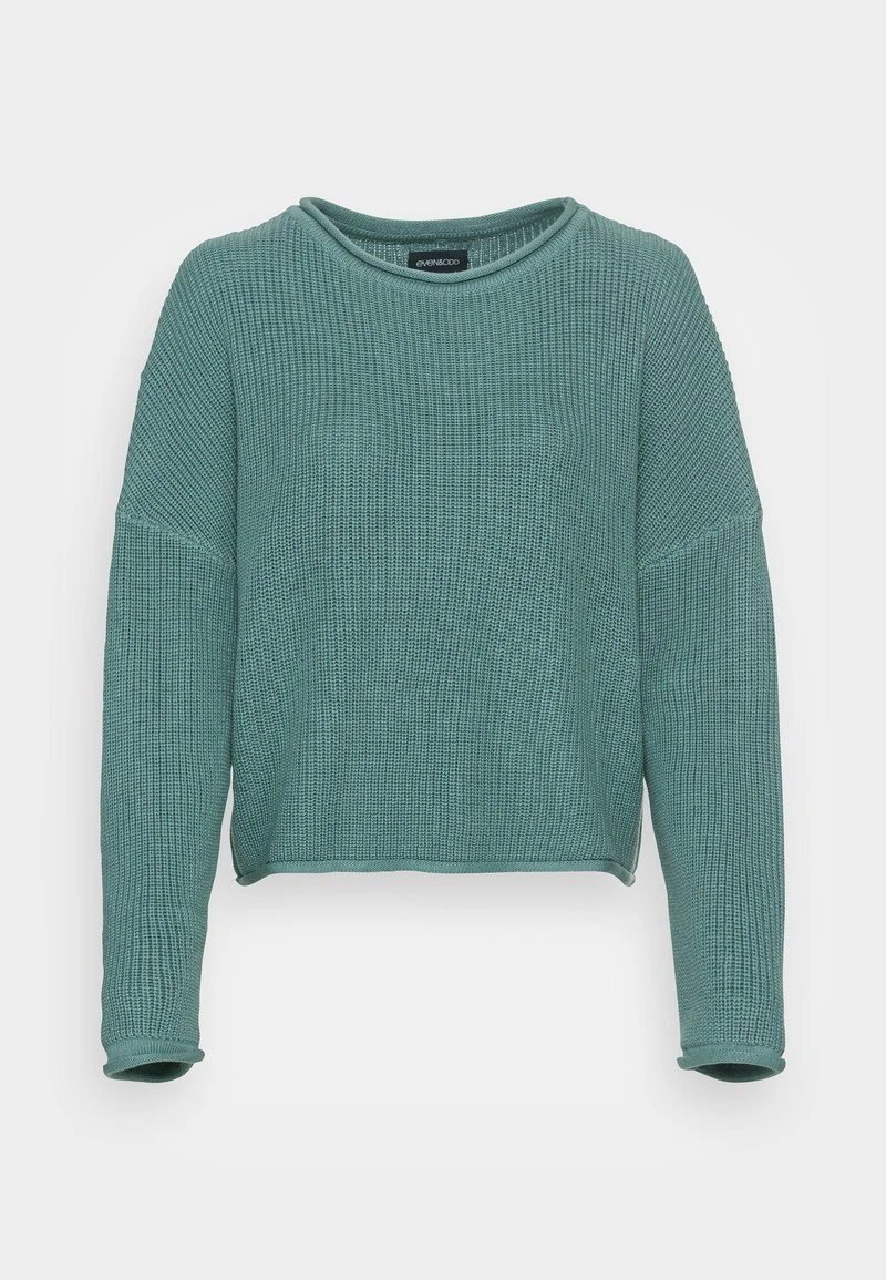 Schlussverkauf 😉 Even&Odd Damen OVERSIZE CROPPED ROLLED EDGE JUMPER - Strickpullover - Green ✔️ 6 Schlussverkauf 😉 Even&Odd Damen OVERSIZE CROPPED ROLLED EDGE JUMPER - Strickpullover - Green ✔️ – Bild 4