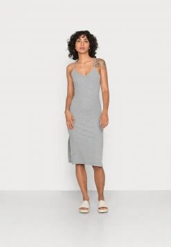 Budget 🌟 Even&Odd Jerseykleid - Mottled Grey | Damen 👍