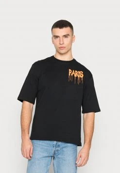 Billig 🛒 Even&Odd GRAFFITI PARIS BACK PRINT TEE UNISEX - T-Shirt Print - Black 👍 -SchuheKonig Geschaft cd1af0be6dbc407ea54e12a10a101a7b