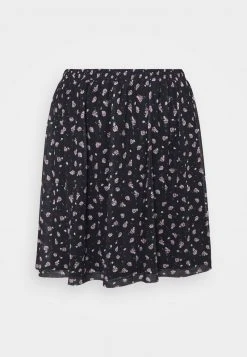 Billig ⭐ Even&Odd Damen A-Linien-Rock - Black/lilac ⭐ -SchuheKonig Geschaft ce94f376d90a49e789552a91578d524c