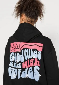 Coupon ⌛ Even&Odd Damen 70'S GOOD PRINT OVERSIZED HOODIE - Sweatshirt - Black ✨ -SchuheKonig Geschaft d0bb466557664aa9b07ee2d0bcc1f4cd