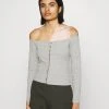 Rabatt ⭐ Even&Odd Damen Bluse - Mottled Grey 🧨