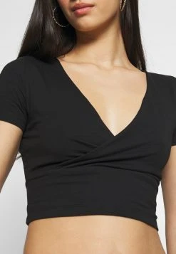 Bestes Angebot 😉 Even&Odd Damen 2 PACK - T-Shirt Print - Black/white 🎉 -SchuheKonig Geschaft d0f875c594614f239e06d0a2f8d9bae1