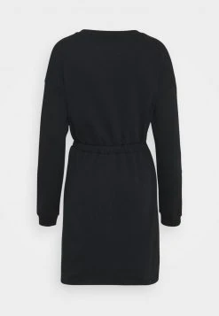 Bester Verkauf 🥰 Even&Odd Damen Sweat Mini Drawstring Waist 👍 Dress - Freizeitkleid - Black ❤️ -SchuheKonig Geschaft d1167ac499914a40af0e76325d0ce7b1