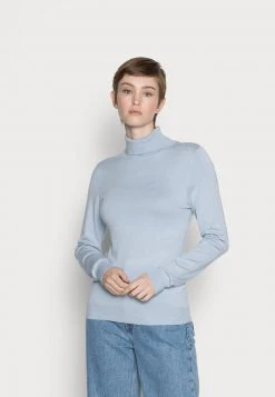 Top 10 🔔 Even&Odd Damen BASIC TURTLE NECK JUMPER - Strickpullover - Light Blue ❤️