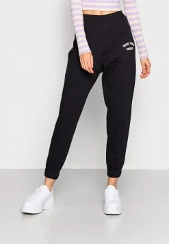 Blitzangebot ✔️ Even&Odd Damen Printed Loose Fit Joggers - Jogginghose - Black ✔️