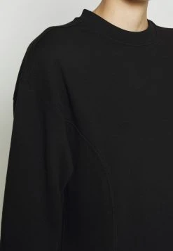 Top 10 👏 Even&Odd Damen SWEAT - Midi Slit Dress - Freizeitkleid - Black 🎉 -SchuheKonig Geschaft d5e94338fb9e4bf8a4226cc687fc38b5