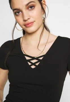 Bestpreis 🎉 Even&Odd Damen T-Shirt Print - Black 💯 -SchuheKonig Geschaft d8387a258c7044d4988ab9d56dcad09d