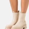 Schlussverkauf 🤩 Even&Odd Damen Plateaustiefelette - Beige 🤩