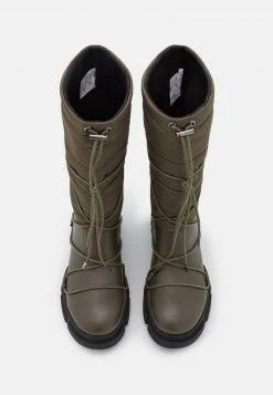 Auslauf ❤️ Even&Odd Damen WINTER BOOTIES - Schnürstiefel - Khaki ✨ -SchuheKonig Geschaft dbf9bbd6035f4df5ad1138dda68d3a74