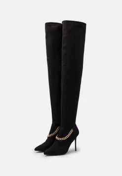 Billig 🌟 Even&Odd Overknees - Black | Damen ✨ -SchuheKonig Geschaft dc119cf76e8345cab5f30feab137fc67