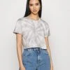 Aktion 🤩 Even&Odd Damen T-Shirt Print - Grey/white 🌟