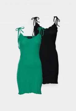 Rabatt 🎉 Even&Odd Damen 2 PACK - Freizeitkleid - Black/green 😉 -SchuheKonig Geschaft de3d6d1f512c4a79b34a571536793bf5