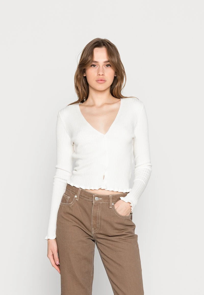 Budget ⭐ Even&Odd Damen Strickjacke - White 🛒 3 Budget ⭐ Even&Odd Damen Strickjacke - White 🛒