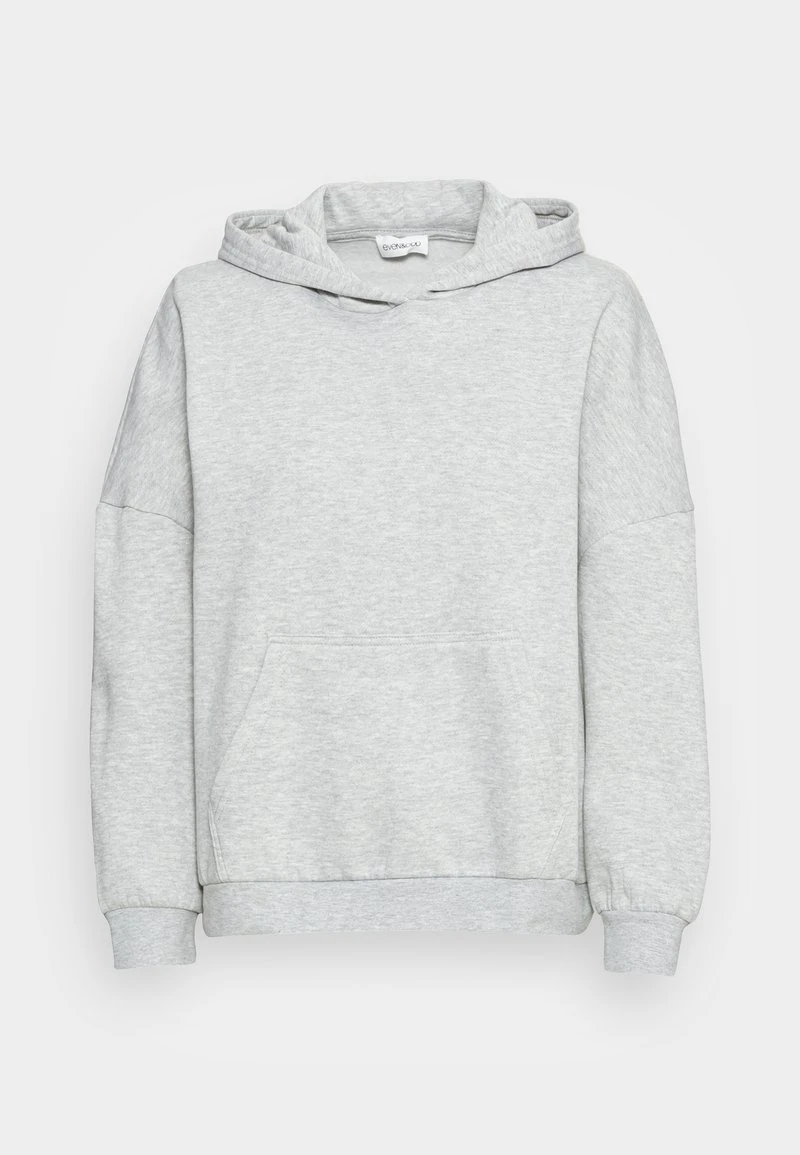 Bestes Angebot 😉 Even&Odd Damen HOODIE LONG WITHOUT DRAWCORD AND POCKET - Kapuzenpullover - Mottled Light Grey ⭐ 6 Bestes Angebot 😉 Even&Odd Damen HOODIE LONG WITHOUT DRAWCORD AND POCKET - Kapuzenpullover - Mottled Light Grey ⭐ – Bild 4