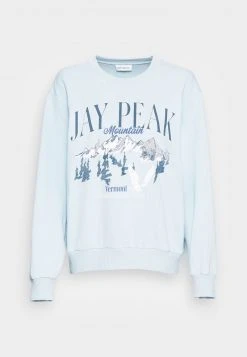 Am billigsten 🛒 Even&Odd Damen PRINTED OVERSIZED - Sweatshirt - Light Blue ✨ -SchuheKonig Geschaft e620bec5b9e54e62877bc6e6a754bd97