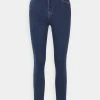 Coupon ❤️ Even&Odd Damen 💯 Jeans Skinny Fit - Dark Blue Denim ⭐