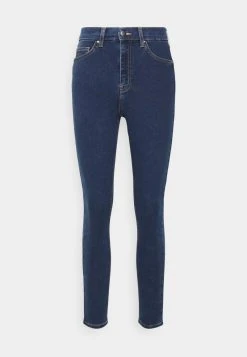 Coupon ❤️ Even&Odd Damen 💯 Jeans Skinny Fit - Dark Blue Denim ⭐