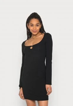 Angebote ⌛ Even&Odd Damen FLARED SLEEVES DRESS 2 Pack - Freizeitkleid - Black/light Grey ✨ -SchuheKonig Geschaft ea2256664e7d4f6cbb693d04eb208e68