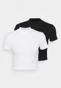 Aktion 🔔 Even&Odd Damen 2 PACK - T-Shirt Basic - Black/white 👏 -SchuheKonig Geschaft eb97387a3da94a6dbedb5efb927d7853