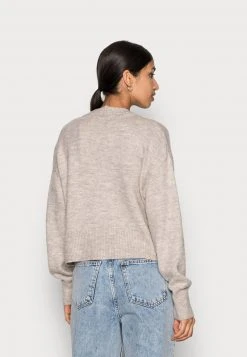 Am billigsten 😍 Even&Odd Damen BASIC BLEND BUTTON CROP - Strickjacke - Taupe 🛒 -SchuheKonig Geschaft eca6bd07f8004aa298c2bda2670b0031