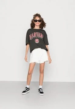 Budget 😉 Even&Odd T-Shirt Print - Anthracite | Damen ⭐ -SchuheKonig Geschaft ed4eab41c2dc4808b6f8423749aa46d6