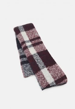 Bester Verkauf 👏 Even&Odd Damen Schal - Bordeaux/dark Blue/offwhite 🧨