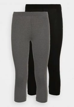 Schlussverkauf ⭐ Even&Odd Damen 2 PACK - Leggings - Hosen - Black/mottled Dark Grey 👏 -SchuheKonig Geschaft eea8dfaa158d4f459ef4fa7047eec502