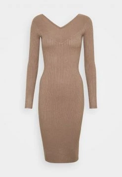 Großhandel 🔥 Even&Odd KNIT V NECK MIDI BODYCON DRESS - Etuikleid - Taupe | Damen 👍 -SchuheKonig Geschaft ef80213751b949f8a0aa426ef70a012d
