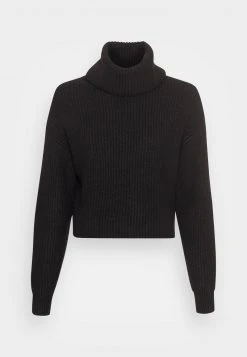 Angebote 🔥 Even&Odd Damen CROPPED LOOSE TURTLENECK - Strickpullover - Black 😀 -SchuheKonig Geschaft efd3125bdca748d7b1645efbd0d5e337