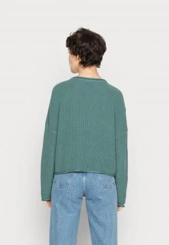 Schlussverkauf 😉 Even&Odd Damen OVERSIZE CROPPED ROLLED EDGE JUMPER - Strickpullover - Green ✔️ 9 Schlussverkauf 😉 Even&Odd Damen OVERSIZE CROPPED ROLLED EDGE JUMPER - Strickpullover - Green ✔️ -SchuheKonig Geschaft f135be8a65d2485f840053de237a256e