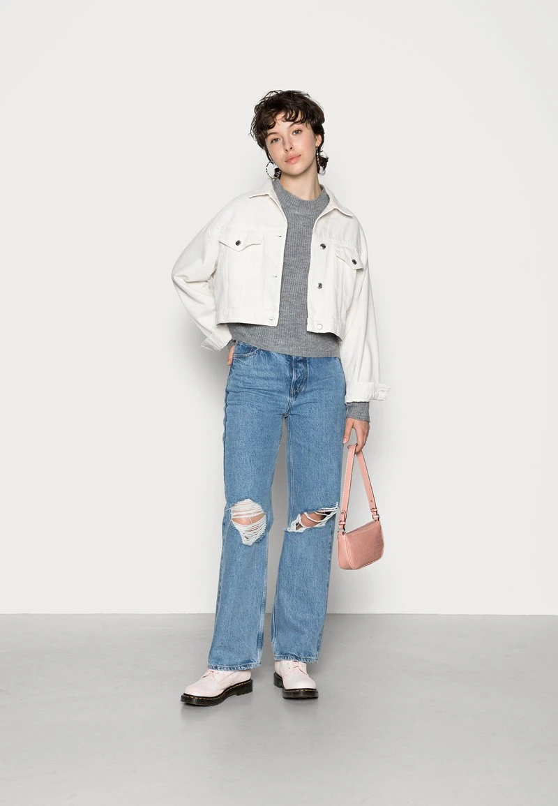 Am billigsten 🧨 Even&Odd Damen BAT SHAPE MOCK NECK SHORTER - Strickpullover - Mottled Grey ✔️ 4 Am billigsten 🧨 Even&Odd Damen BAT SHAPE MOCK NECK SHORTER - Strickpullover - Mottled Grey ✔️ – Bild 2