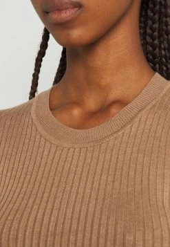 Schlussverkauf 🧨 Even&Odd Damen Knit Mini Wide Rib Basic Dress - Etuikleid - Mottled Dark Brown 💯 -SchuheKonig Geschaft f1e020b479794511be1434601f18bbbf