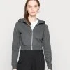 Auslauf ⭐ Even&Odd Damen Sweatjacke - Mottled Dark Grey 😉 -SchuheKonig Geschaft f4441add055f4046abca82854e2524af