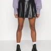 Bestes Angebot ❤️ Even&Odd Damen Mini PU Leather A-line 💯 Skirt - A-Linien-Rock - Black ⭐ -SchuheKonig Geschaft f588c62c03a54490b31164098bb20d1d