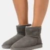 Top 10 ⌛ Even&Odd Damen LEATHER WINTER BOOTIES - Stiefelette - Grey ✔️ -SchuheKonig Geschaft f65f1d4bb93d43f7a80c07eed36a153f