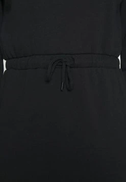 Bester Verkauf 🥰 Even&Odd Damen Sweat Mini Drawstring Waist 👍 Dress - Freizeitkleid - Black ❤️ -SchuheKonig Geschaft f8511d24a66e49ec80ef32d602cb696d