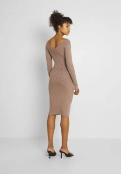 Großhandel 🔥 Even&Odd KNIT V NECK MIDI BODYCON DRESS - Etuikleid - Taupe | Damen 👍 -SchuheKonig Geschaft f973be909d2d4669b216a728c6e180a5