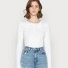 Billig ❤️ Even&Odd Damen Langarmshirt - White ✨ -SchuheKonig Geschaft fada97444cc5487bb827bb8819a42861