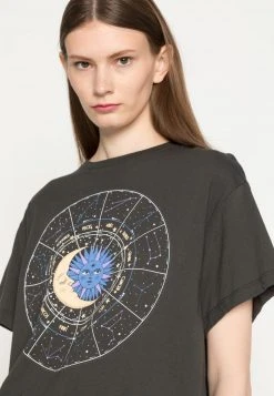 Billig ⌛ Even&Odd Damen T-Shirt Print - Anthracite ❤️ -SchuheKonig Geschaft fb028b85f3bc469bb4d01add268cf766